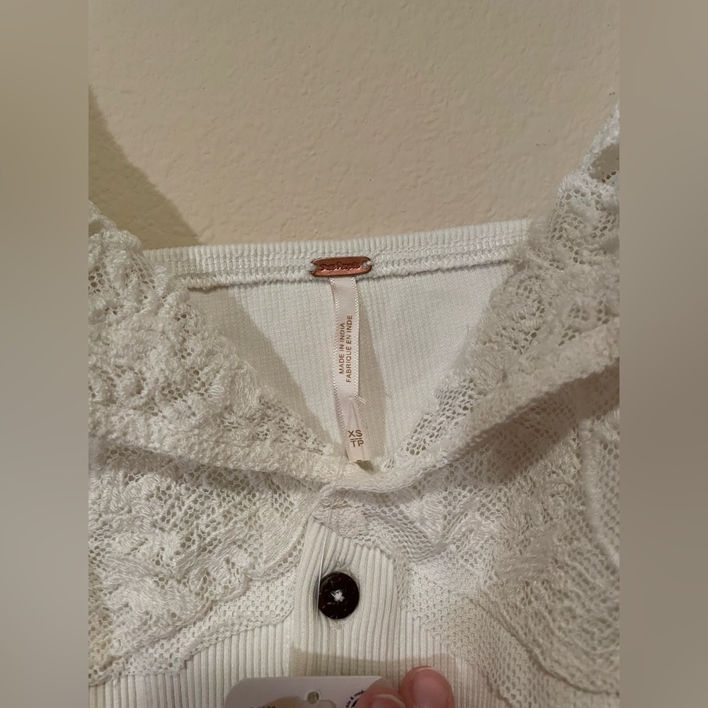 Free People Lace Top XS - Picture 6 of 13